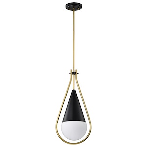 Admiral - 1 Light Pendant In Contemporary Style-14 Inches Tall and 6.5 Inches Wide - 1299464