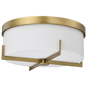 Roselle - 3 Light Flush Mount-6.5 Inches Tall and 14.38 Inches Wide - 1342197