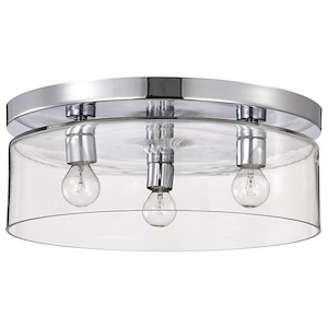 Marlowe - 3 Light Flush Mount-5.75 Inches Tall and 15 Inches Wide - 1342227