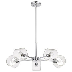 Marlowe - 5 Light Chandelier-10 Inches Tall and 28 Inches Wide - 1342228