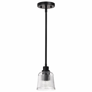 Grayson - 1 Light Mini Pendant-7 Inch Tall and 5 Inch Wide - 1377120