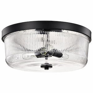 Grayson - 3 Light Large Flush Mount-7 Inch Tall and 17.25 Inch Wide - 1377124