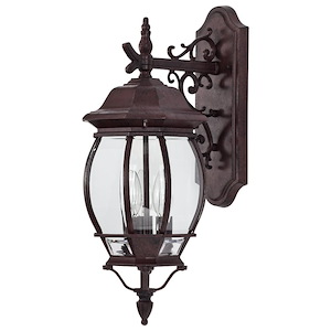 Central Park-Three Light Outdoor Wall Lantern-7.375 Inches Wide by 22.75 Inches High - 184332