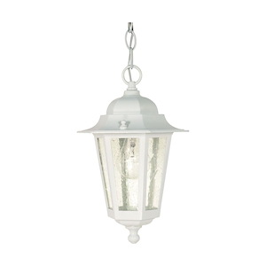 Cornerstone-One Light Outdoor Hanging Lantern-7 Inches Wide by 12.625 Inches High - 184350
