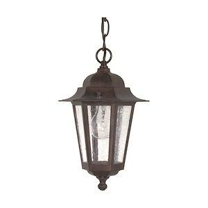 Cornerstone-One Light Outdoor Hanging Lantern-7 Inches Wide by 12.625 Inches High - 184349