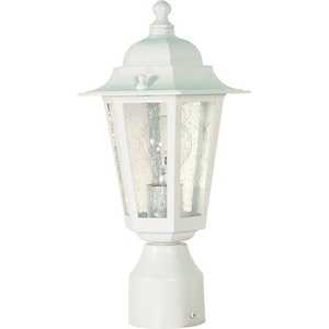Cornerstone-One Light Outdoor Post Lantern-7 Inches Wide by 14.25 Inches High - 184347