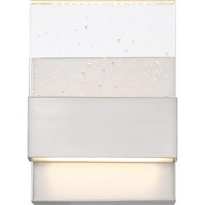 Ellusion-15W 1 LED Small Wall Sconce-4.75 Inches Wide by 6.38 Inches High - 1004130