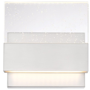Ellusion-15W 1 LED Medium Wall Sconce-7.25 Inches Wide by 7 Inches High - 1004131