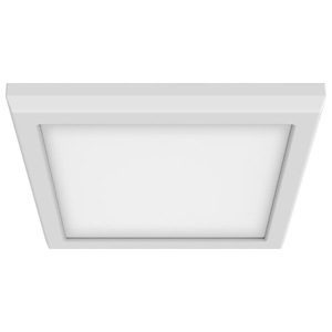 Blink Pro - 11W 3000K LED Square Edge Lit Flush Mount In Utilitarian Style-0.67 Inches Tall and 7 Inches Wide - 1302633