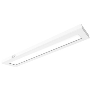 Blink Pro+ - 24W CCT Selectable LED Rectangular Edge Lit Flush Mount In Contemporary Style-1.06 Inches Tall and 5.61 Inches Wide - 1302650