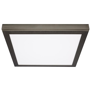 Blink Pro+ - 19.5W CCT Selectable LED Square Edge Lit Flush Mount In Contemporary Style-1.06 Inches Tall and 12 Inches Wide - 1302649