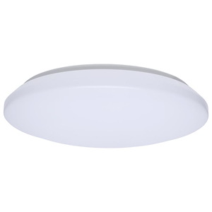 ColorQuick - 15W LED CCT Selectable Round Cloud Flush Mount-3.15 Inch Tall and 13.98 Inch Wide - 1363827