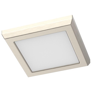 Blink Performer - 8W CCT Selectable LED Square Flush Mount In Utilitarian Style-0.67 Inches Tall and 5 Inches Wide - 1325330
