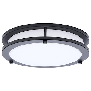 Glamour - 18W LED Flush Mount-2.13 Inch Tall and 9.84 Inch Wide - 1371798
