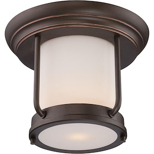 Bethany-9.8W 1 LED Outdoor Flush Mount-10 Inches Wide by 8 Inches High - 487631