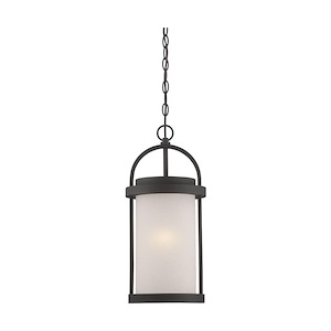 Willis-9.8W 1 LED Outdoor Hanging Lantern-9 Inches Wide by 19.88 Inches High - 487619