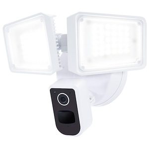 Starfish - 36W LED Outdoor Smart Security Light with Camera-7.05 Inches Tall and 9.8 Inches Wide - 1342307