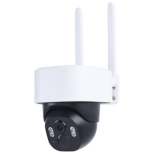 Starfish - 2.1W LED Smart Outdoor Pan & Tilt Camera Battery-5.92 Inch Tall and 3.86 Inch Wide - 1393606