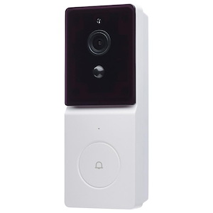 Starfish - SMART Doorbell Security Camera Doorbell with Chime-5.45 Inches Tall and 2.09 Inches Wide - 1344269