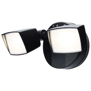 ColorQuick - 25W LED Dual Head Security Light-4.41 Inches Tall and 9.17 Inches Wide - 1343972