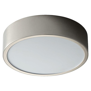 Peepers - 23.8W 1 LED Flush Mount with Emergency-3.25 Inches Tall and 10 Inches Wide - 1309357
