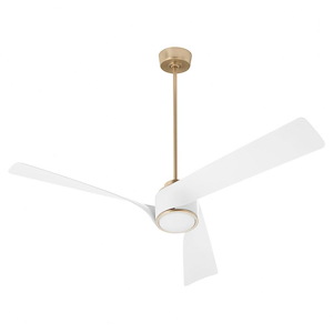 Heyday - 3 Blade Ceiling Fan with Light Kit-14.5 Inches Tall and 56 Inches Wide