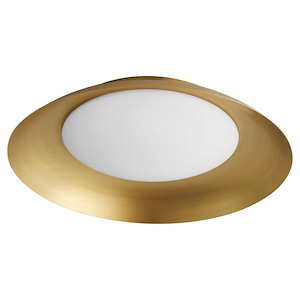 Bongo - 24W 1 LED Flush Mount-4 Inches Tall and 19.75 Inches Wide