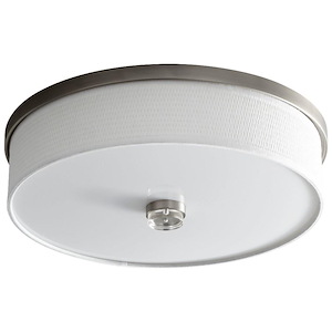 Echo - 10.1W 2 LED Flush Mount with Emergency-5.25 Inches Tall and 14.5 Inches Wide - 1309332