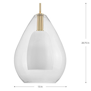 Progress Carillon - 1 Light Pendant