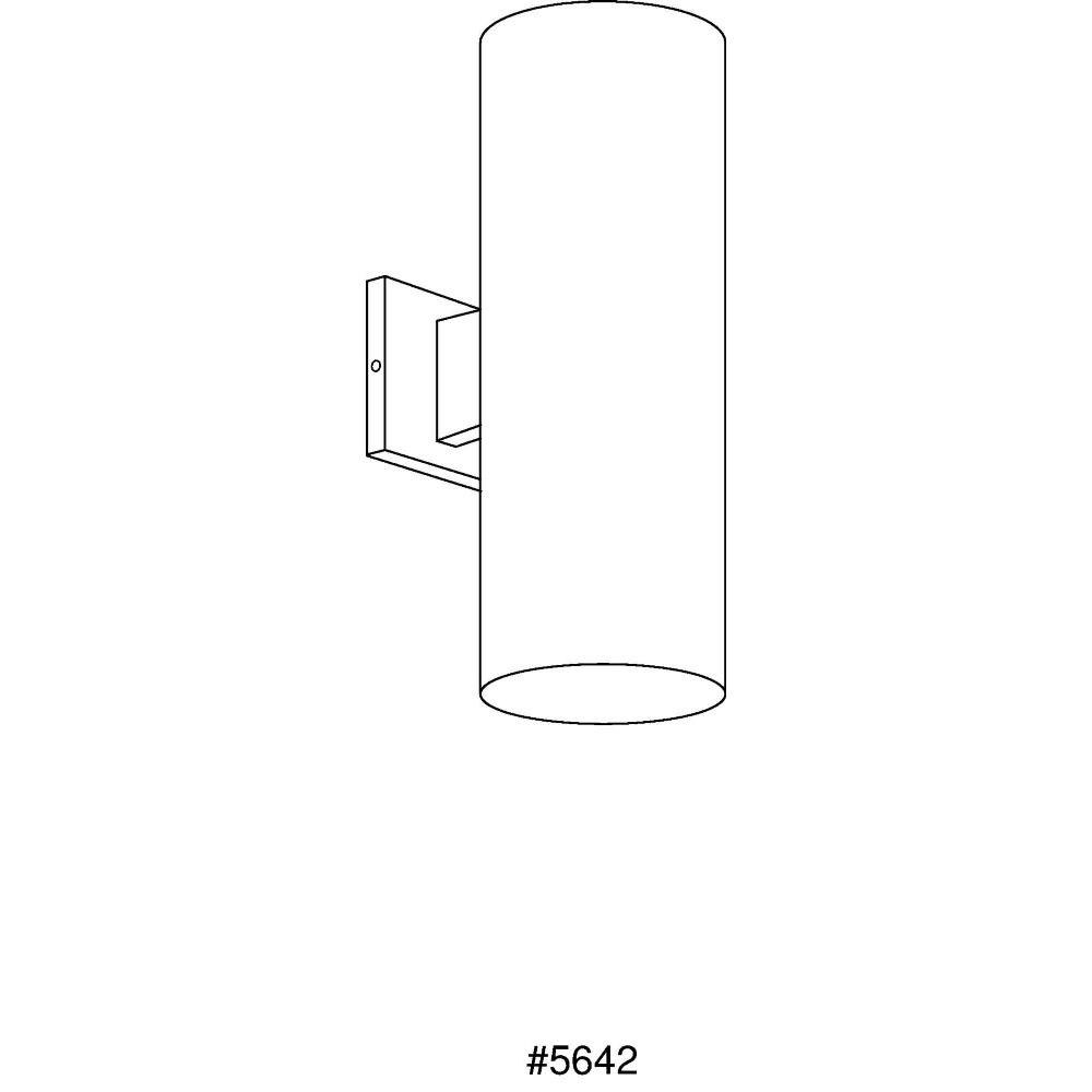 Progress Lighting P5642 Cylinder Outdoor Light Light in Modern  style Inches wide by 18 Inches high