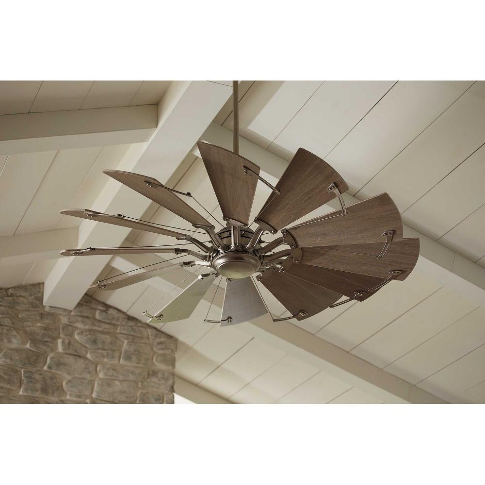 Progress-Lighting---P250000-129---Springer---Wide---Ceiling-Fan ---Handheld-Remote-in-Coastal-style---60-Inches-wide-by-17.38-Inches-high