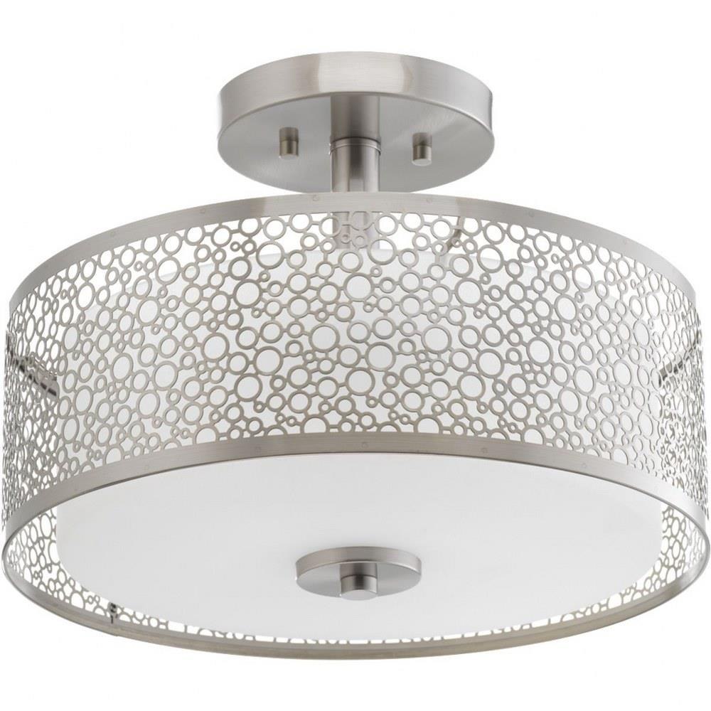 Progress Lighting P2320-0930K9 Mingle LED Close-to-Ceiling Light  Light in Bohemian and Mid-Century Modern style 14 Inches wide by 10.5  Inches high