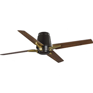 Lindale - Wide - Ceiling Fan - Handheld Remote in Transitional style - 52 Inches wide by 11.18 Inches high
