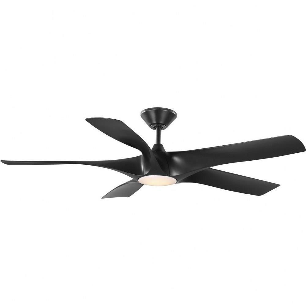 Smart Ceiling fan with LED light DC Ceiling fan with Remote Stem IOT Nickel  Matt