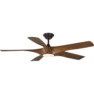 Vernal - 60 Inch 5 Blade Ceiling Fan with Light Kit