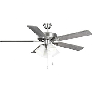 AirPro E-Star - 5 Blade Ceiling Fan with Light Kit In Transitional Style-18.7 Inches Tall and 52 Inches Wide - 1100731