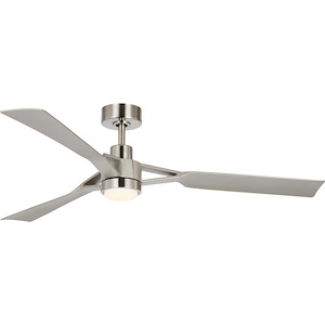 Belen - 3 Blade Ceiling Fan with Light Kit In Modern Style-13.56 Inches Tall and 60 Inches Wide