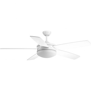 Fresno - Wide - Ceiling Fan - 1 Light - Handheld Remote in Modern style - 60 Inches wide by 17.25 Inches high