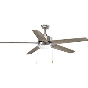 Whirl - Wide - Ceiling Fan - 1 Light - Damp Rated in Transitional style - 60 Inches wide by 15.88 Inches high