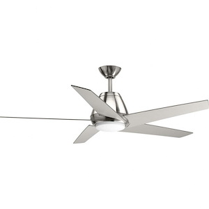 Gust - Wide - Ceiling Fan - 1 Light - Handheld Remote in Transitional and Modern style - 54 Inches wide by 16 Inches high