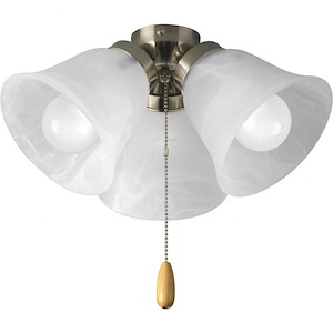 AirPro - 3 Light Ceiling Fan Light Kit in Transitional style - 13.63 Inches wide by 7 Inches high - 687543