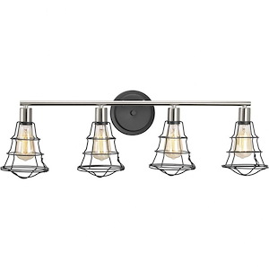 Gauge - 4 Light in Farmhouse style - 34.63 Inches wide by 11 Inches high