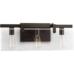 Glayse - 3 Light - Beveled Shade in Luxe and Modern style - 22.75 Inches wide by 8.38 Inches high - 687617
