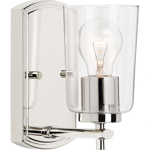 Adley - 1 Light - Cylinder Shade in New Traditional and Transitional and Traditional style - 4.5 Inches wide by 7.75 Inches high