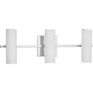 Colonnade LED - 3 Light - Cylinder Shade in Luxe and Mid-Century Modern style - 22 Inches wide by 7.5 Inches high