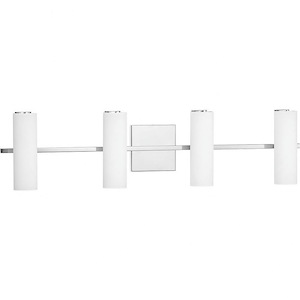 Colonnade LED - 4 Light - Cylinder Shade in Luxe and Mid-Century Modern style - 31.38 Inches wide by 7.5 Inches high - 728735