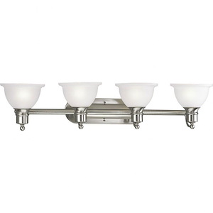 Madison - 4 Light - Bell Shade in Transitional and Traditional style - 37.5 Inches wide by 8 Inches high - 117448