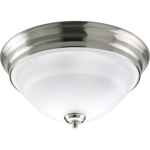 Torino - Close-to-Ceiling Light - 2 Light - Bowl Shade in Transitional style - 14.63 Inches wide by 7.13 Inches high - 117447