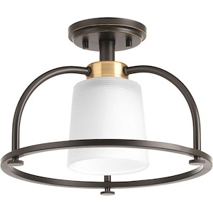 West Village - Close-to-Ceiling Light - 1 Light in Farmhouse style - 13.5 Inches wide by 9.25 Inches high