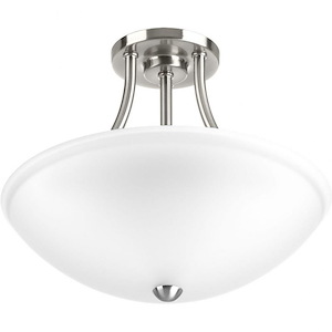 Gather - 17W 1 LED Convertible Semi-Flush Mount In Traditional Style-10.38 Inches Tall and 12.88 Inches Wide